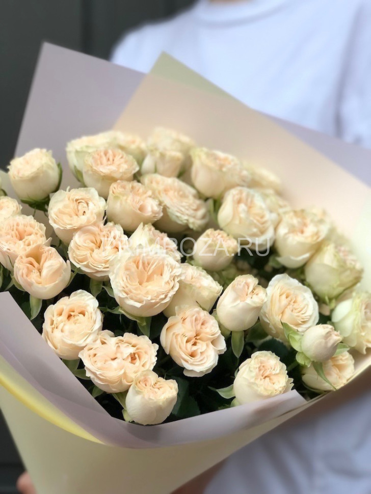 Букет из 9 кустовых пионовидных роз #6672 2 Flowers delivery Vladivostok