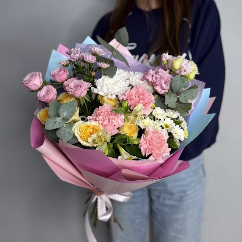 Нежный сборный букет #A1566 2 Flowers delivery Vladivostok