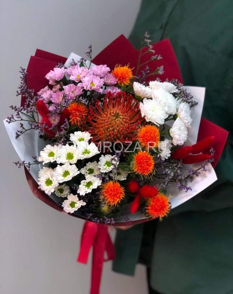 Экзотический букет с нутаном #Т0998 Flowers delivery Vladivostok