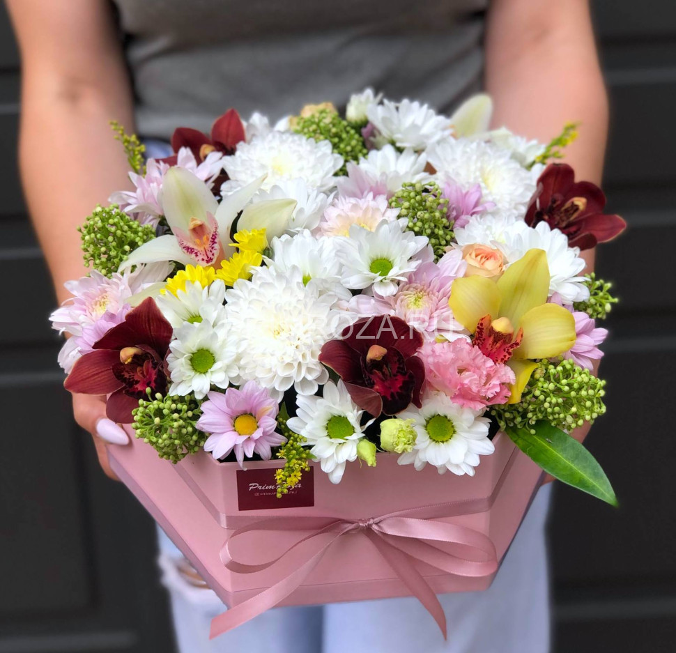 Композиция с орхидей #8989 Flowers delivery Vladivostok