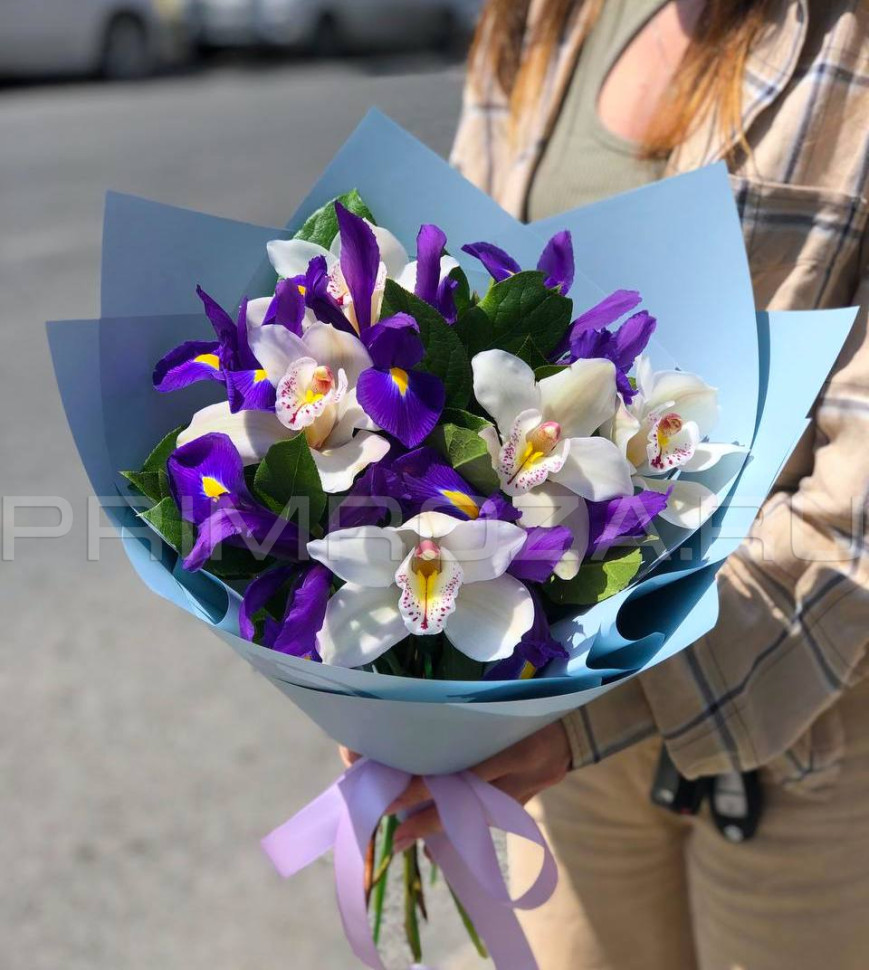 Composite bouquet with a peony-shaped rose#A1478 Flowers delivery Vladivostok