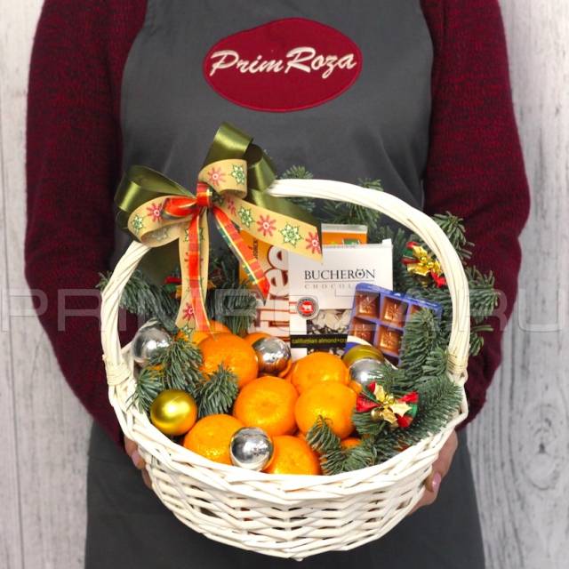 Christmas basket #F005