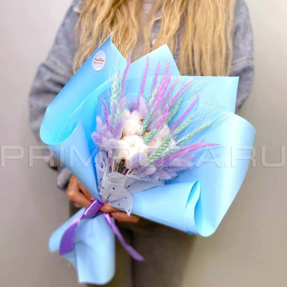 Mini bouquet of dried flowers #S005 Flowers delivery Vladivostok
