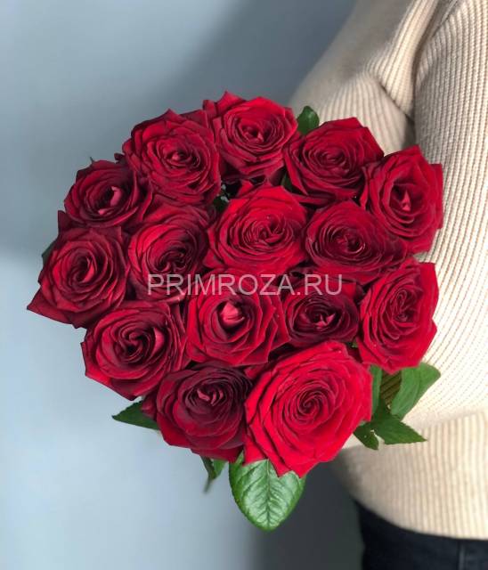 Букет из 15 красных роз #DM035