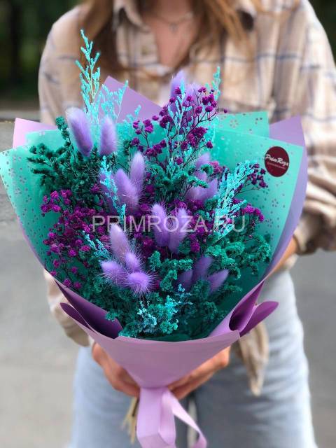 Букет комплимент из сухоцветов #S0010
