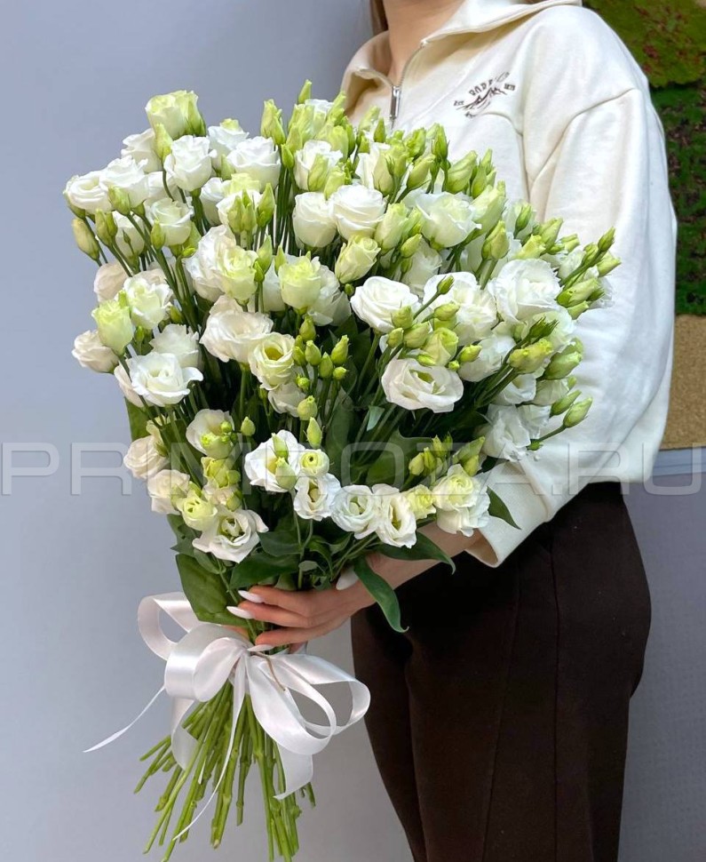 Монобукет из 17 эустом  Flowers delivery Vladivostok