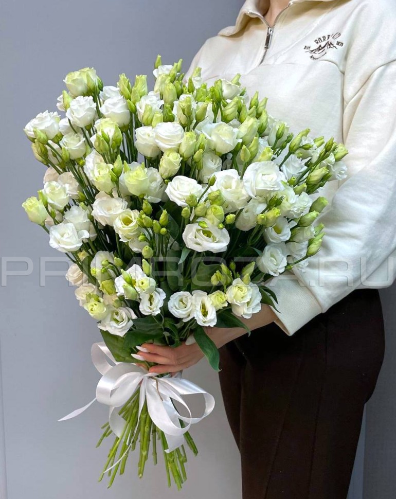 Монобукет из 17 эустом  Flowers delivery Vladivostok