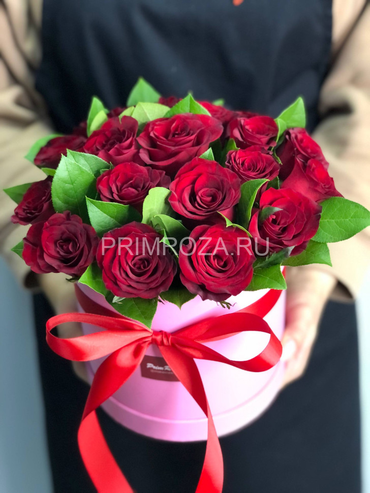 Композиция из красных роз #A0024  Flowers delivery Vladivostok