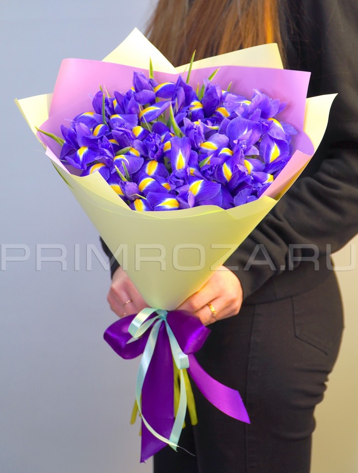 19 IRISES IN A PACKAGE Flowers delivery Vladivostok