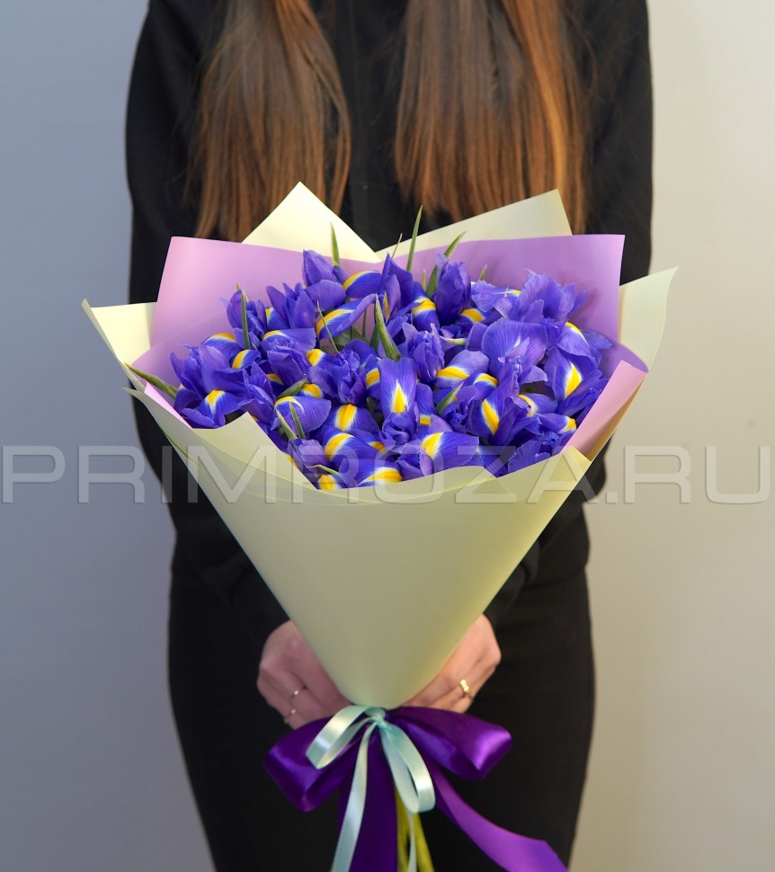 19 IRISES IN A PACKAGE Flowers delivery Vladivostok