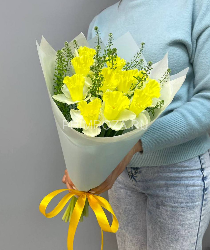 Букет из нарциссов #S4225 Flowers delivery Vladivostok
