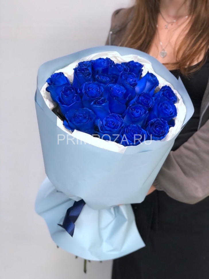 Букет синих роз (21 шт)  Flowers delivery Vladivostok