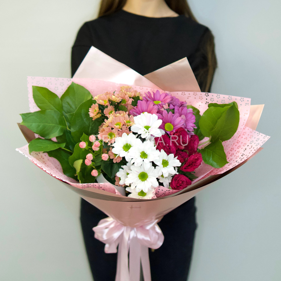 #DV007 Яркое ассорти Flowers delivery Vladivostok