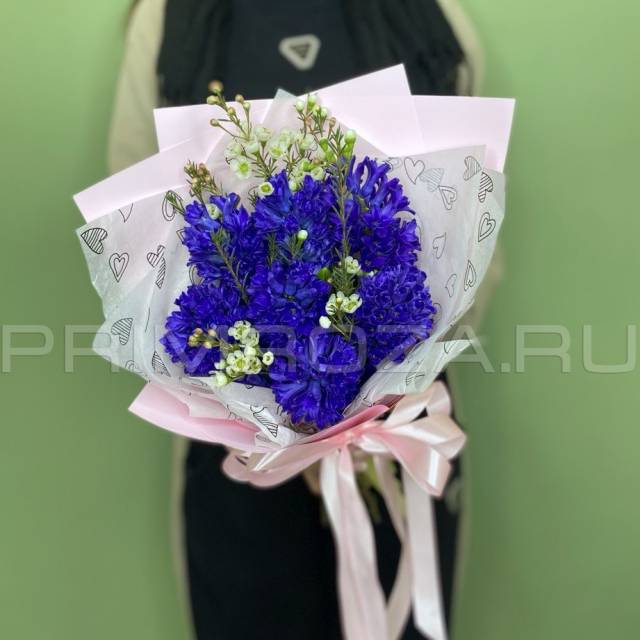 Bouquet compliment with hyacinths #8564