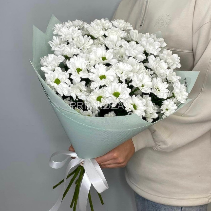 #DV010 Букет из 7 ромашковых хризантем  Flowers delivery Vladivostok