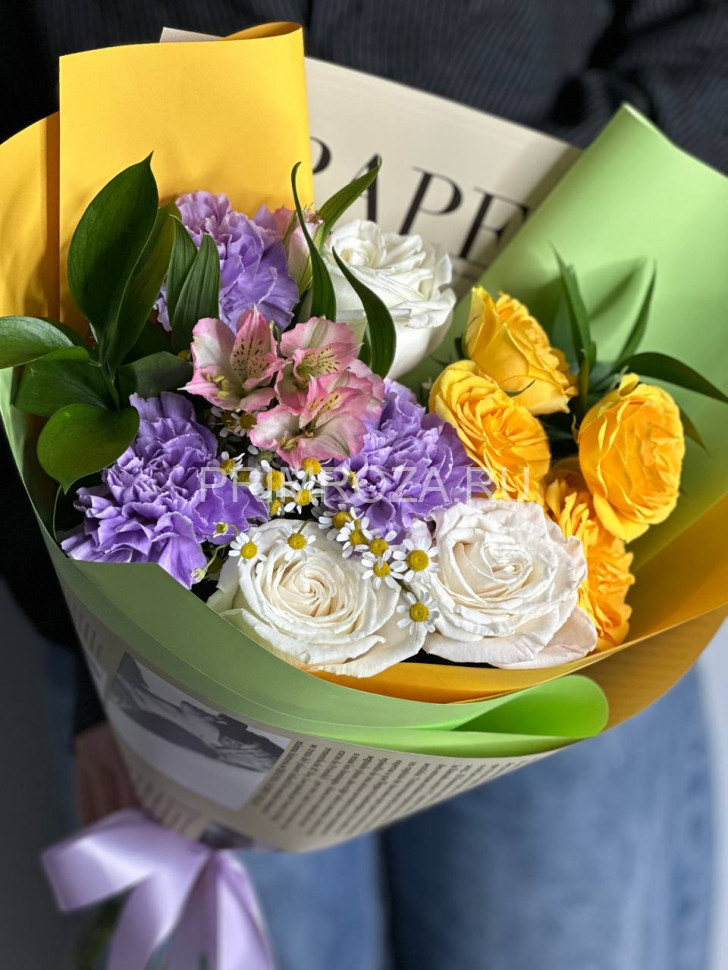 Ассорти букет #A1581 Flowers delivery Vladivostok