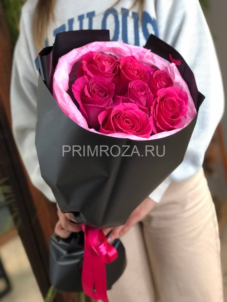 Букет с розой #А0090 Flowers delivery Vladivostok