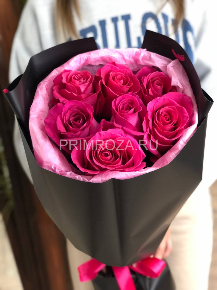 Букет с розой #А0090 Flowers delivery Vladivostok