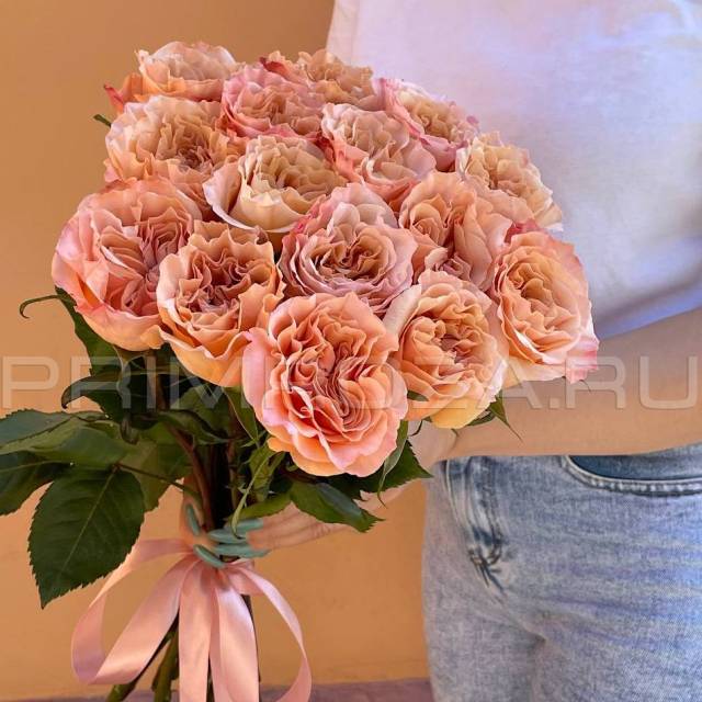 Bouquet of peony roses #R035
