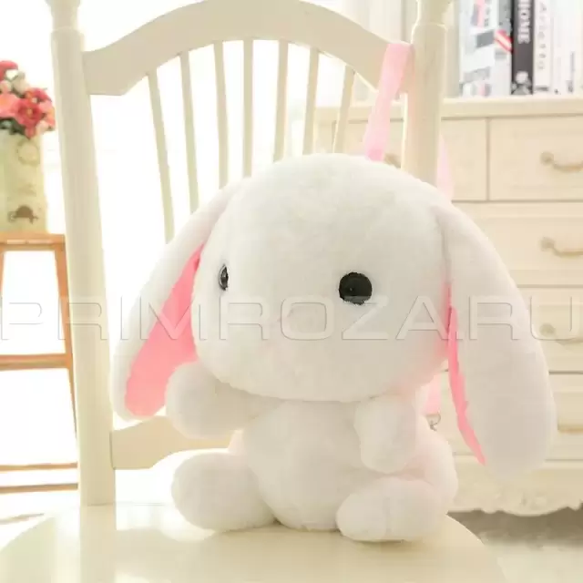 Bunny Backpack 3 in 1(Plaid, Toy, Backpack) 