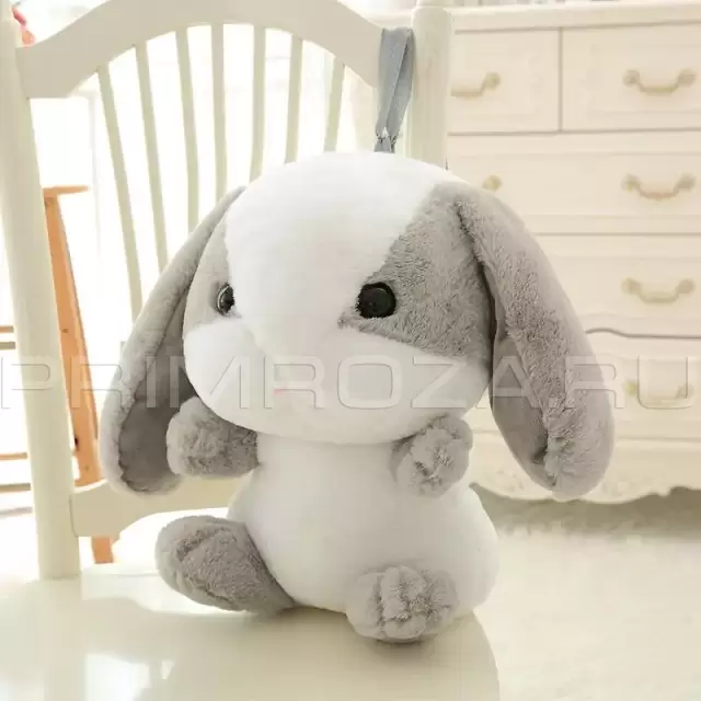 Bunny Backpack 3 in 1(Plaid, Toy, Backpack) 