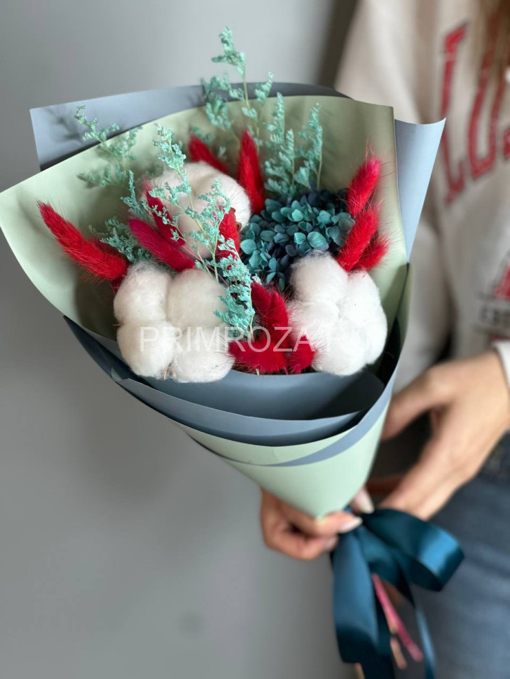 Bouquet of dried flowers compliment #S0011 Flowers delivery Vladivostok