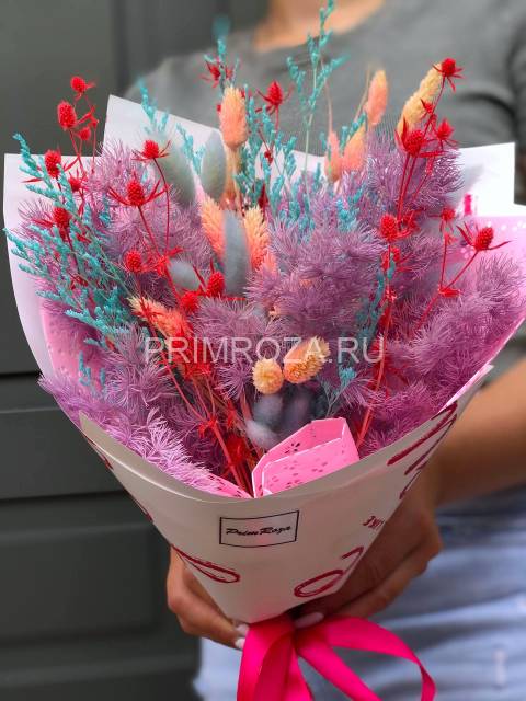 Букет комплимент из сухоцветов #S0011