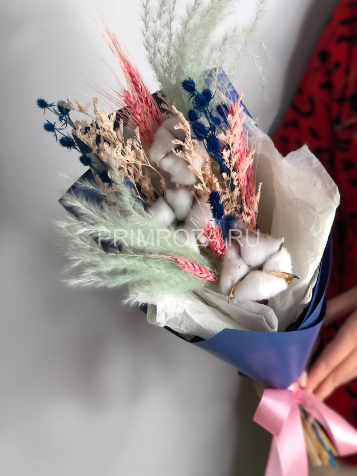 Букет комплимент из сухоцветов #S0011 Flowers delivery Vladivostok