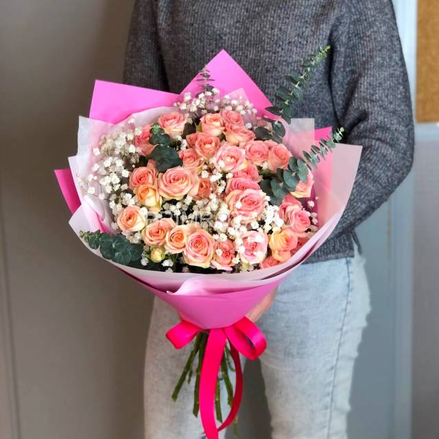 Букет из кустовой розы Azora #A1539