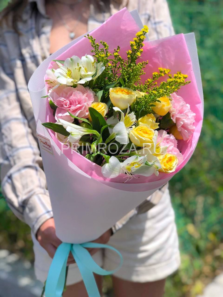 #DV003 Нежный сборный букет  Flowers delivery Vladivostok