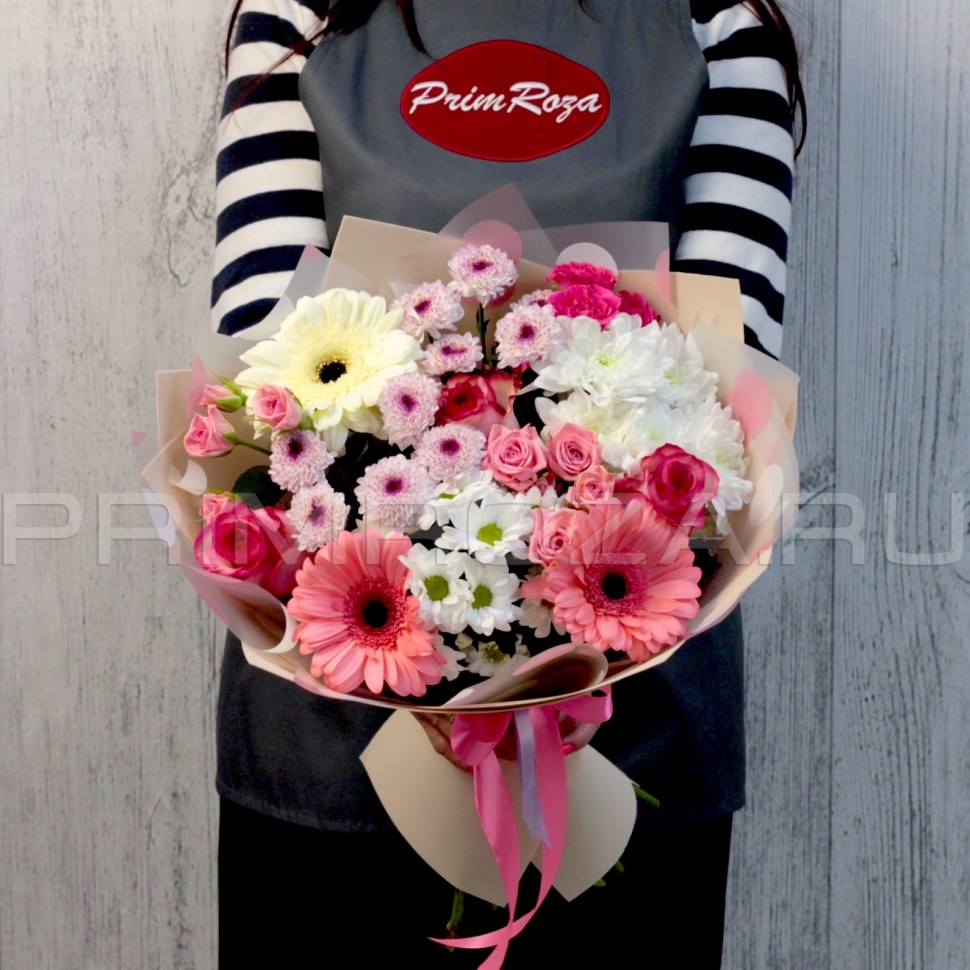Prefabricated bouquet #A3595 Flowers delivery Vladivostok