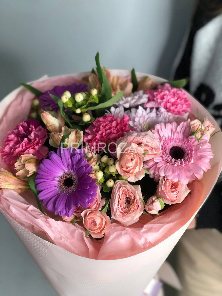 Сборный букет с гермини #A8912 Flowers delivery Vladivostok