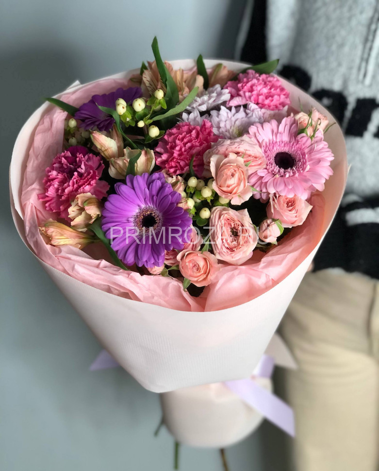 Сборный букет с гермини #A8912 Flowers delivery Vladivostok