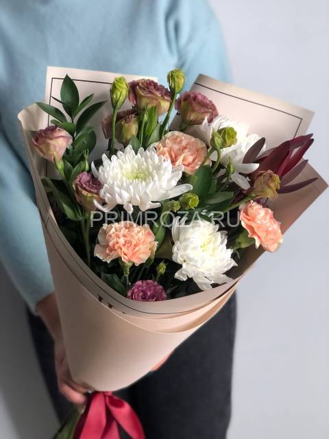 Экзотический букет с лейкодендроном #A8912