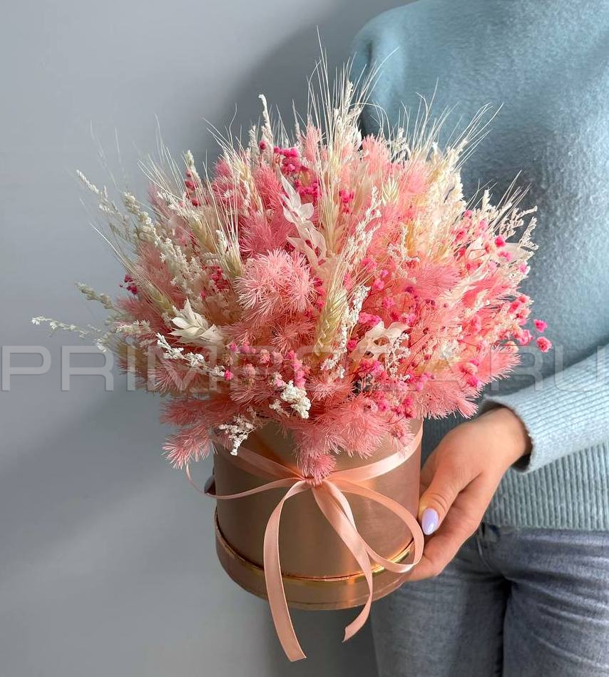 Composite composition of dried flowers #B58214 Flowers delivery Vladivostok