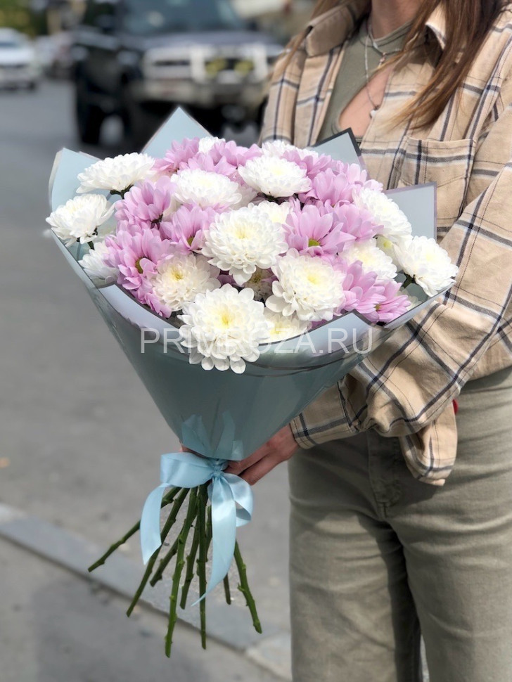 #DV014 Букет хризантем  Flowers delivery Vladivostok