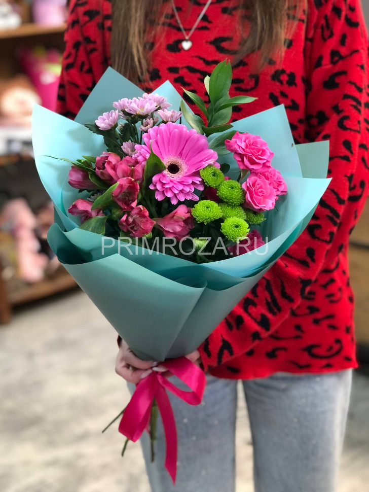 #DV002 Сборный букет  Flowers delivery Vladivostok