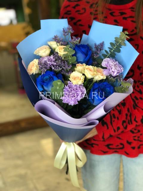 Blue Rose Bouquet Collection #A1555