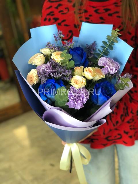 Blue Rose Bouquet Collection #A1555