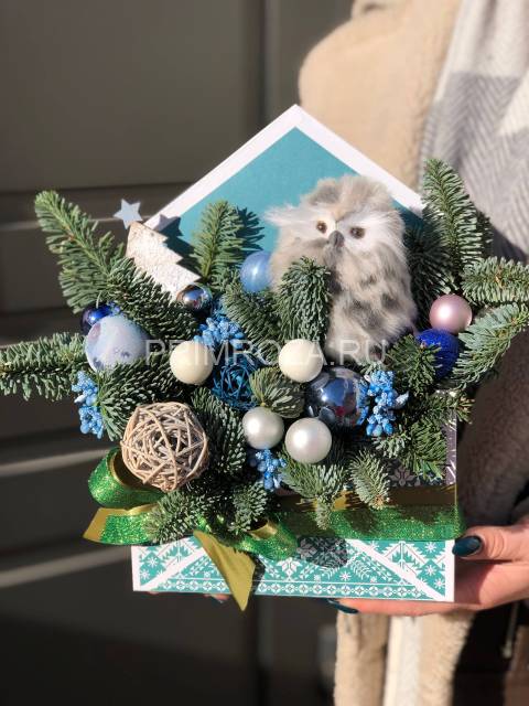 Новогодняя композиция в конверте #NY531