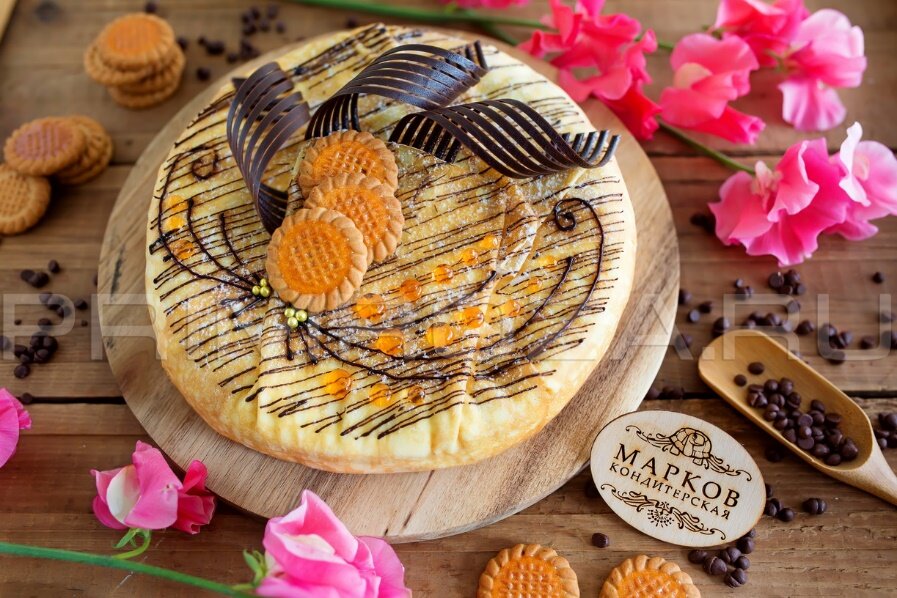PANCAKE cake with sour cream Flowers delivery Vladivostok
