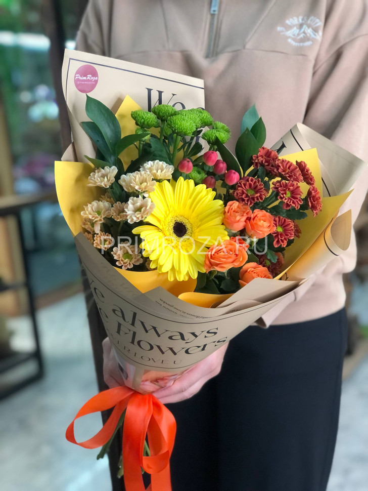 Сборный букет #А0090 Flowers delivery Vladivostok