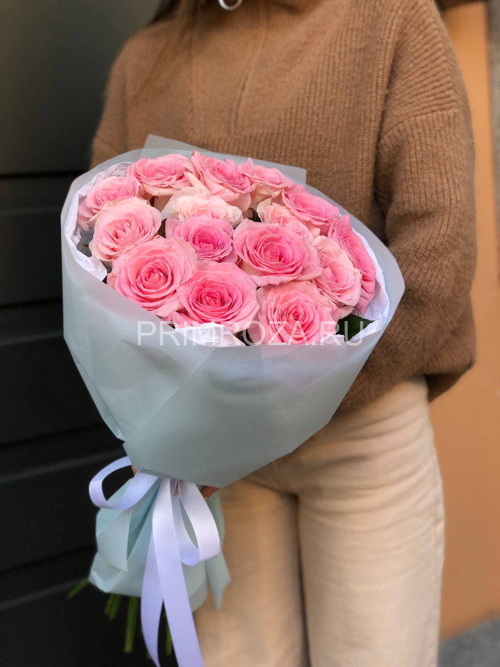 Букет из 15 нежных роз #A0011 Flowers delivery Vladivostok