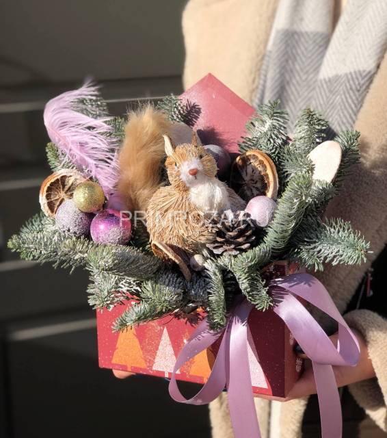 Новогодняя композиция в конверте #NY532