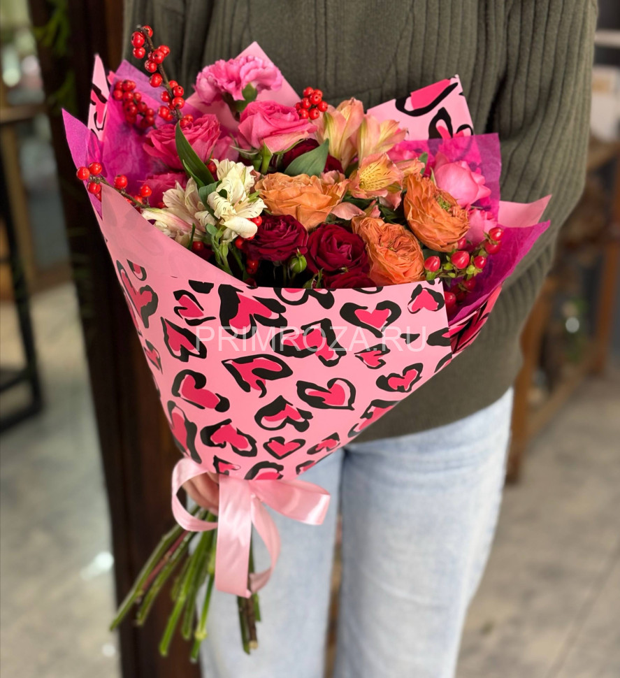 Сборный букет #А148 Flowers delivery Vladivostok