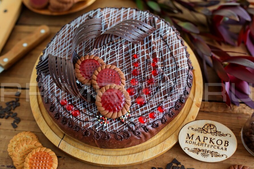 PANCAKE chocolate cake Flowers delivery Vladivostok