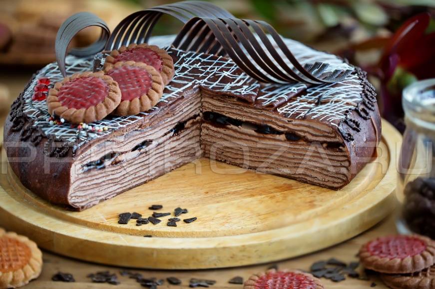 PANCAKE chocolate cake