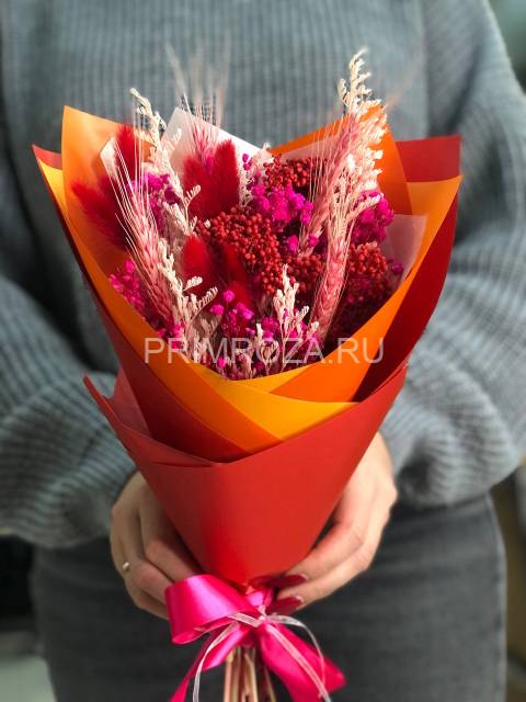 Bouquet of dried flowers#S3656
