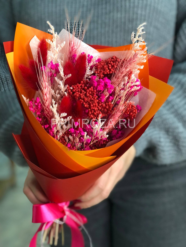 Bouquet of dried flowers#S3656 Flowers delivery Vladivostok
