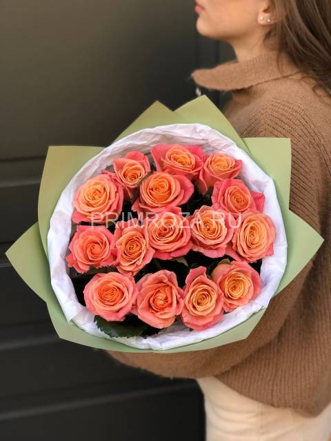 Bouquet of 15 roses #A0012